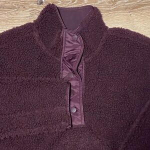 Athleta Quilted Burgundy Jacket